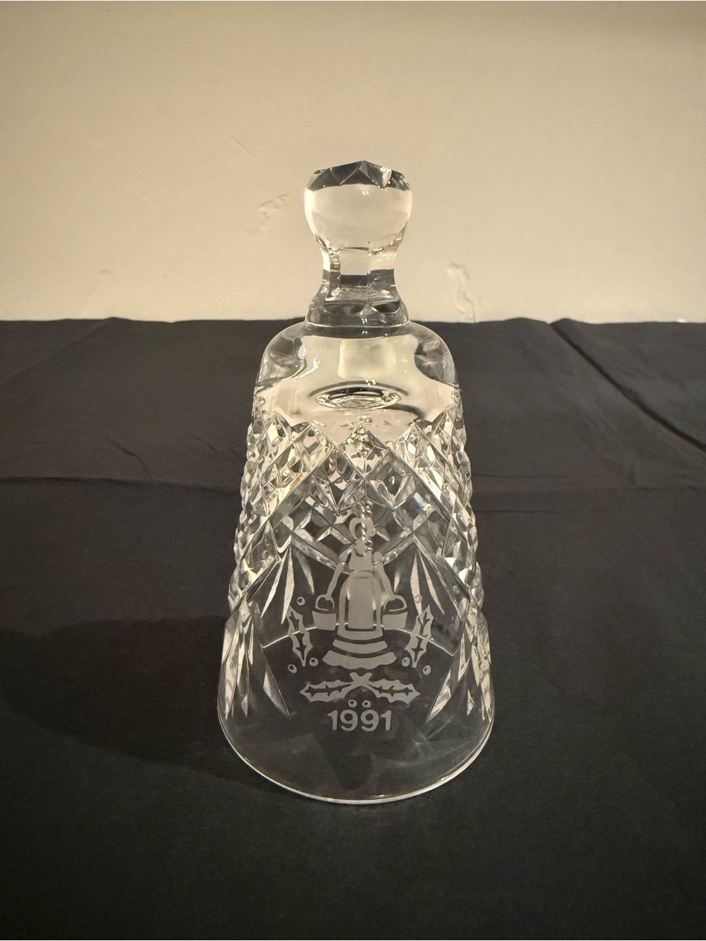 Vintage Waterford Crystal Christmas Bell